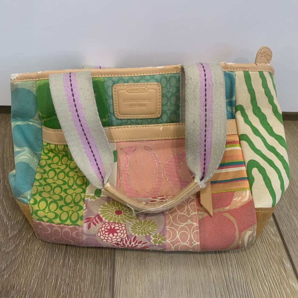 Coach Mini Patchwork Purse - Picture 2 of 5